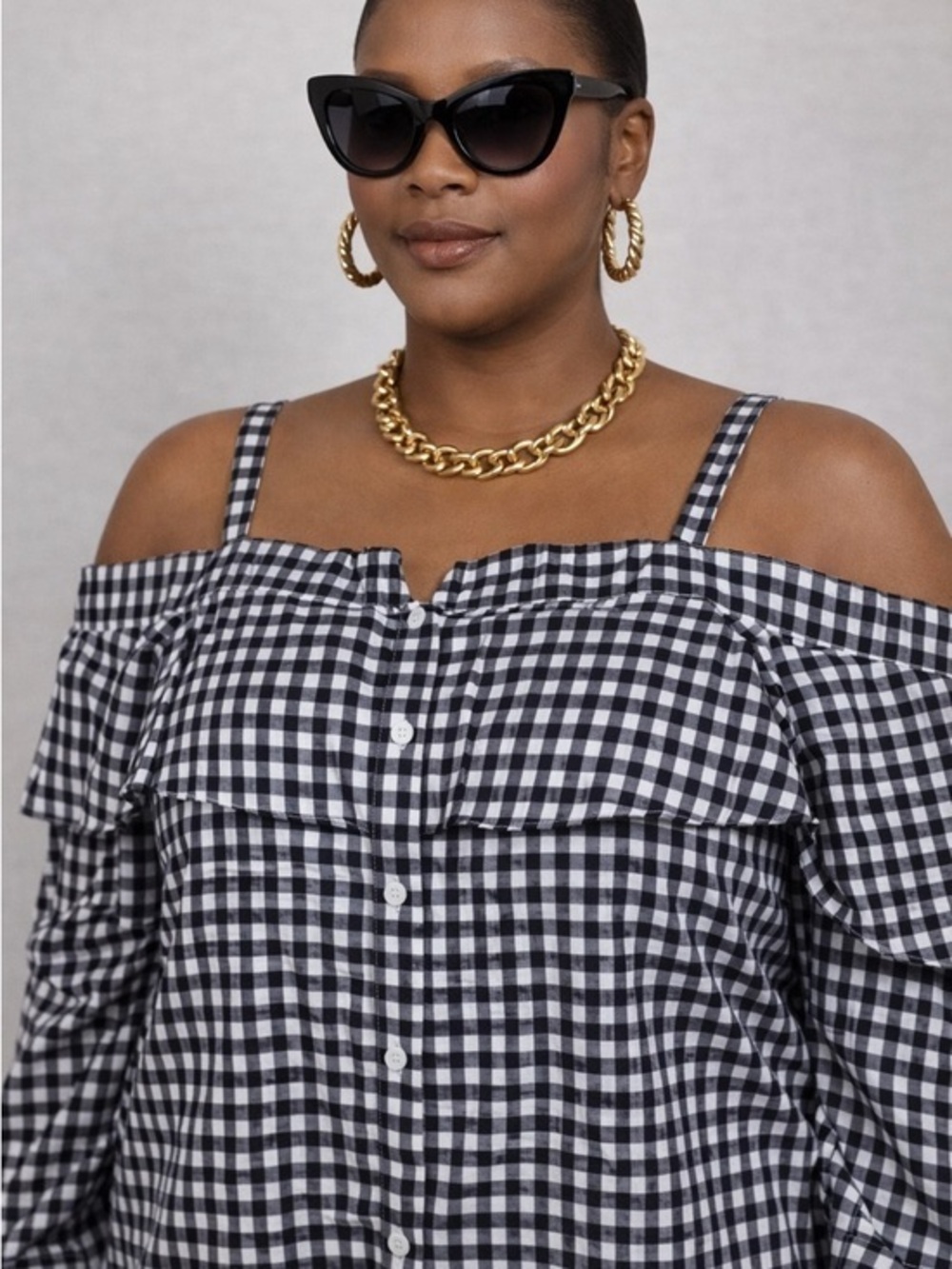 Pixley Cold Shoulder Top